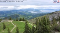 Archiv Foto Webcam Kampenwand - Blick nach Norden über den Chiemsee 09:00