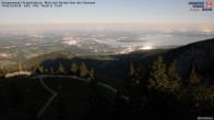 Archiv Foto Webcam Kampenwand - Blick nach Norden über den Chiemsee 23:00