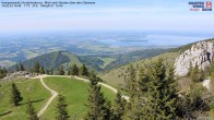 Archiv Foto Webcam Kampenwand - Blick nach Norden über den Chiemsee 15:00