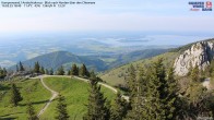Archiv Foto Webcam Kampenwand - Blick nach Norden über den Chiemsee 17:00
