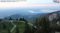 Archiv Foto Webcam Kampenwand - Blick nach Norden über den Chiemsee 19:00