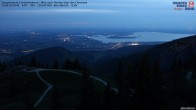 Archiv Foto Webcam Kampenwand - Blick nach Norden über den Chiemsee 03:00