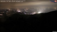 Archived image Webcam Kampenwand - View to the North 23:00