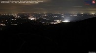 Archiv Foto Webcam Kampenwand - Blick nach Norden über den Chiemsee 23:00