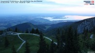 Archiv Foto Webcam Kampenwand - Blick nach Norden über den Chiemsee 03:00