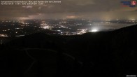 Archiv Foto Webcam Kampenwand - Blick nach Norden über den Chiemsee 23:00