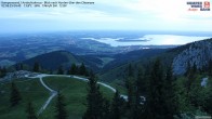 Archiv Foto Webcam Kampenwand - Blick nach Norden über den Chiemsee 03:00
