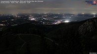 Archiv Foto Webcam Kampenwand - Blick nach Norden über den Chiemsee 23:00