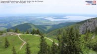 Archiv Foto Webcam Kampenwand - Blick nach Norden über den Chiemsee 09:00