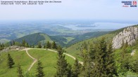Archiv Foto Webcam Kampenwand - Blick nach Norden über den Chiemsee 15:00