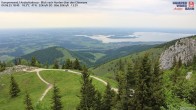 Archiv Foto Webcam Kampenwand - Blick nach Norden über den Chiemsee 17:00