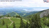 Archiv Foto Webcam Kampenwand - Blick nach Norden über den Chiemsee 09:00