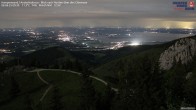 Archiv Foto Webcam Kampenwand - Blick nach Norden über den Chiemsee 23:00