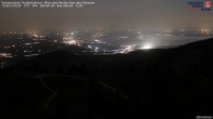 Archiv Foto Webcam Kampenwand - Blick nach Norden über den Chiemsee 23:00