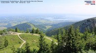 Archiv Foto Webcam Kampenwand - Blick nach Norden über den Chiemsee 07:00