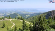 Archiv Foto Webcam Kampenwand - Blick nach Norden über den Chiemsee 09:00