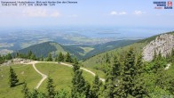 Archiv Foto Webcam Kampenwand - Blick nach Norden über den Chiemsee 13:00