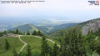 Archiv Foto Webcam Kampenwand - Blick nach Norden über den Chiemsee 15:00