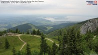 Archiv Foto Webcam Kampenwand - Blick nach Norden über den Chiemsee 19:00