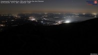Archiv Foto Webcam Kampenwand - Blick nach Norden über den Chiemsee 01:00