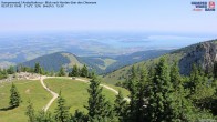 Archiv Foto Webcam Kampenwand - Blick nach Norden über den Chiemsee 09:00