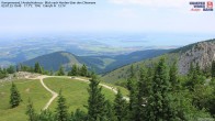Archiv Foto Webcam Kampenwand - Blick nach Norden über den Chiemsee 09:00