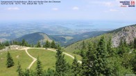 Archiv Foto Webcam Kampenwand - Blick nach Norden über den Chiemsee 11:00