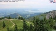 Archiv Foto Webcam Kampenwand - Blick nach Norden über den Chiemsee 17:00