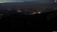 Archiv Foto Webcam Kampenwand - Blick nach Norden über den Chiemsee 21:00