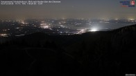 Archiv Foto Webcam Kampenwand - Blick nach Norden über den Chiemsee 23:00