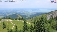 Archiv Foto Webcam Kampenwand - Blick nach Norden über den Chiemsee 11:00