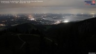 Archiv Foto Webcam Kampenwand - Blick nach Norden über den Chiemsee 23:00