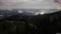 Archiv Foto Webcam Kampenwand - Blick nach Norden über den Chiemsee 01:00