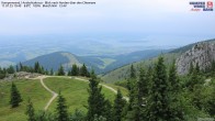 Archiv Foto Webcam Kampenwand - Blick nach Norden über den Chiemsee 09:00