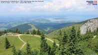 Archiv Foto Webcam Kampenwand - Blick nach Norden über den Chiemsee 13:00