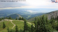 Archiv Foto Webcam Kampenwand - Blick nach Norden über den Chiemsee 17:00