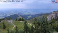 Archiv Foto Webcam Kampenwand - Blick nach Norden über den Chiemsee 19:00