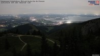 Archiv Foto Webcam Kampenwand - Blick nach Norden über den Chiemsee 01:00