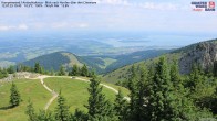 Archiv Foto Webcam Kampenwand - Blick nach Norden über den Chiemsee 09:00