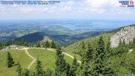 Archiv Foto Webcam Kampenwand - Blick nach Norden über den Chiemsee 13:00