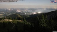 Archiv Foto Webcam Kampenwand - Blick nach Norden über den Chiemsee 23:00
