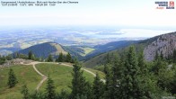 Archiv Foto Webcam Kampenwand - Blick nach Norden über den Chiemsee 07:00