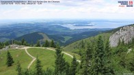 Archiv Foto Webcam Kampenwand - Blick nach Norden über den Chiemsee 15:00