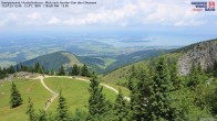 Archiv Foto Webcam Kampenwand - Blick nach Norden über den Chiemsee 11:00