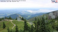 Archiv Foto Webcam Kampenwand - Blick nach Norden über den Chiemsee 13:00