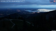 Archived image Webcam Kampenwand - View to the North 22:00