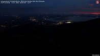 Archiv Foto Webcam Kampenwand - Blick nach Norden über den Chiemsee 03:00