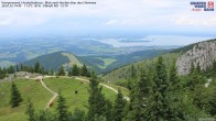 Archiv Foto Webcam Kampenwand - Blick nach Norden über den Chiemsee 13:00