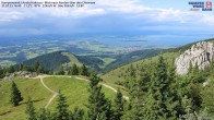 Archiv Foto Webcam Kampenwand - Blick nach Norden über den Chiemsee 15:00