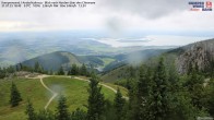 Archiv Foto Webcam Kampenwand - Blick nach Norden über den Chiemsee 17:00